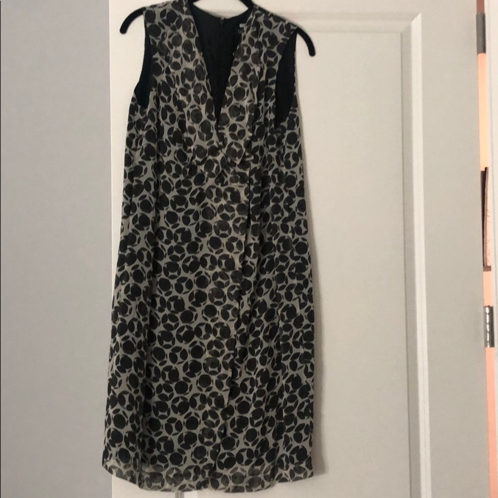Linda Baday ruffle dress